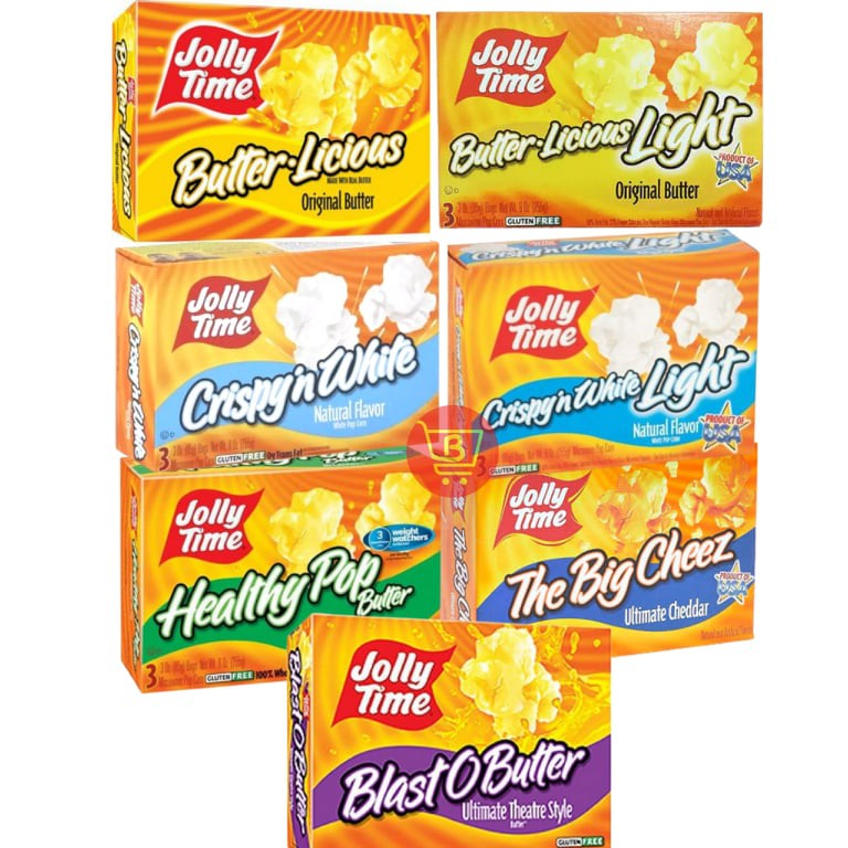 Jolly Time Microwavable Popcorn, 3 bags Shopee Philippines