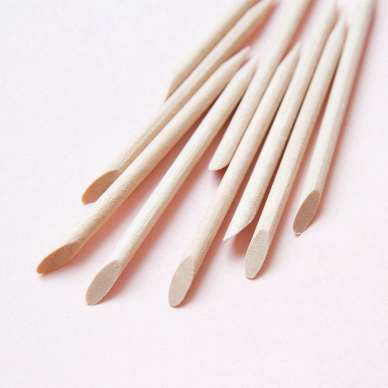 10pcs Manicure Tools Orange Wood Stick Wooden Sign Dead Skin Push