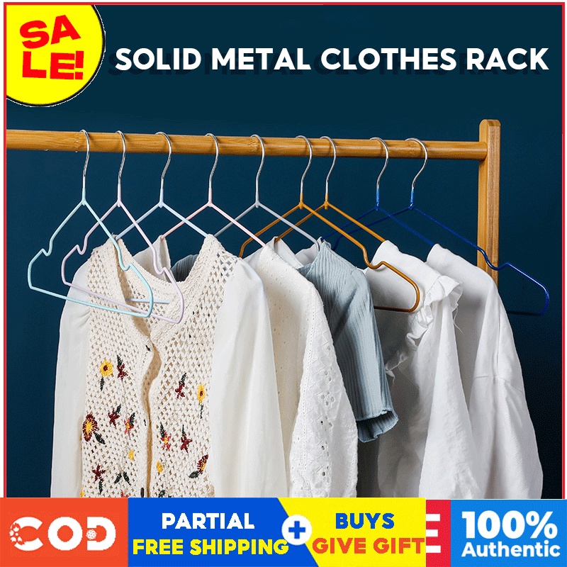 10PCS/Lot hanger Stainless Steel Drying Hanger Strong Cloth Hangers