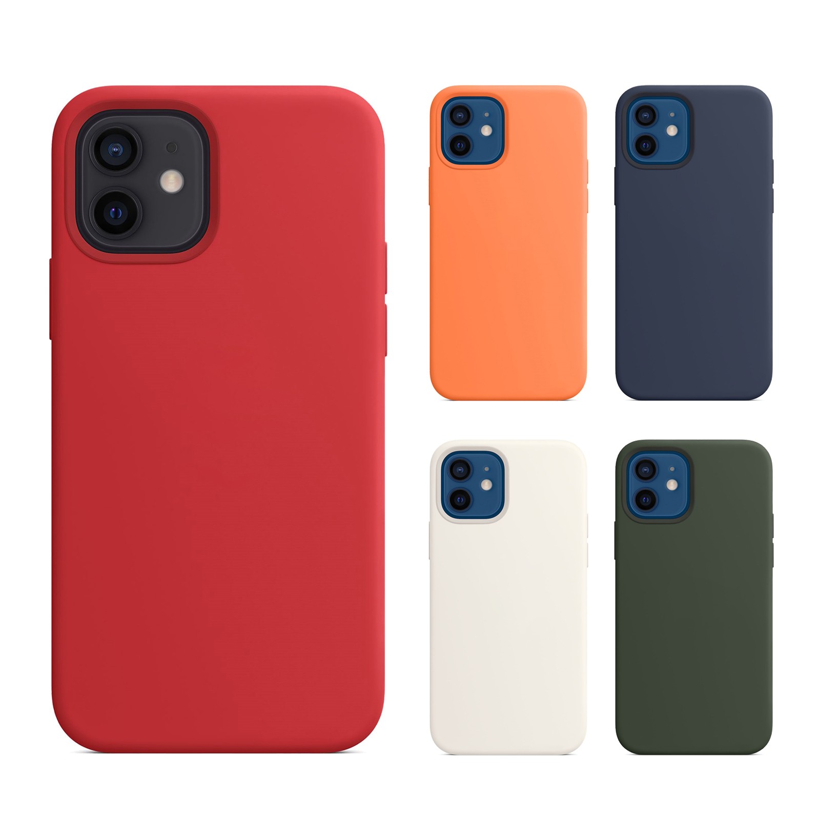 For iPhone 12 Pro MagSafe Case Liquid Silicone Mag Safe Case for iPhone