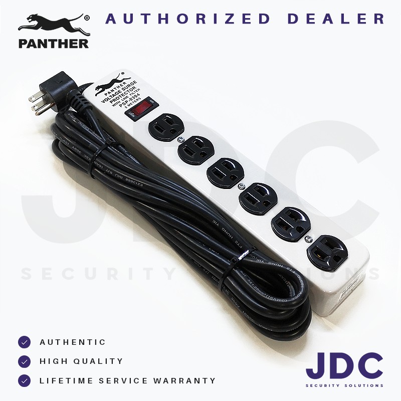 Panther PSP0394 Extension Cord with Surge Protector, 1 Switch Breaker
