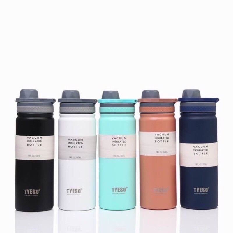 Tyeso Tumbler Insulated Vacuum Bottle Stainless Steel Thermos Water