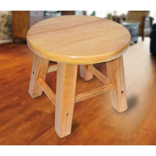 Lazyhome Solid Wooden Round stools, bar Chair,home living room,bedroom