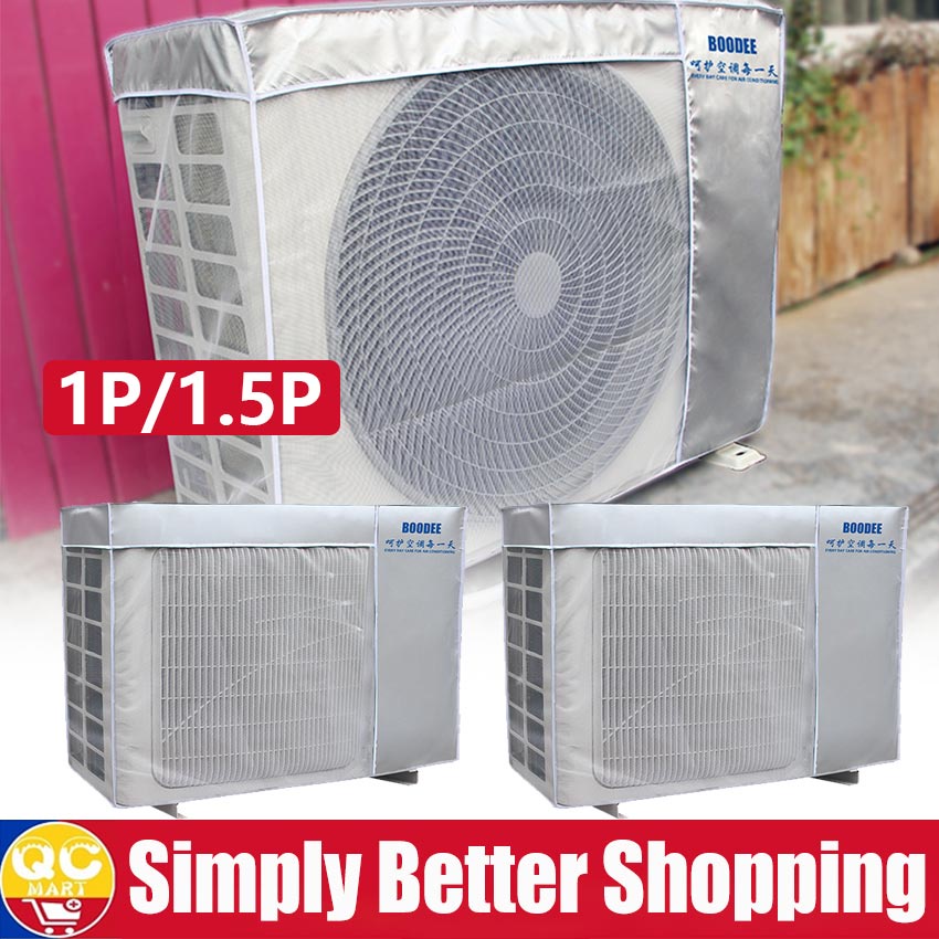 Air Conditioner Dust Cover WaterProof Outdoor Air Conditioning Covers DustProof Cleaning Cover