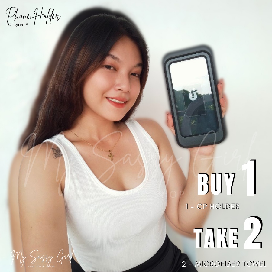 BUY 1 TAKE 2 FREEBIES Adjustable Waterproof Motorcycle Bike Phone