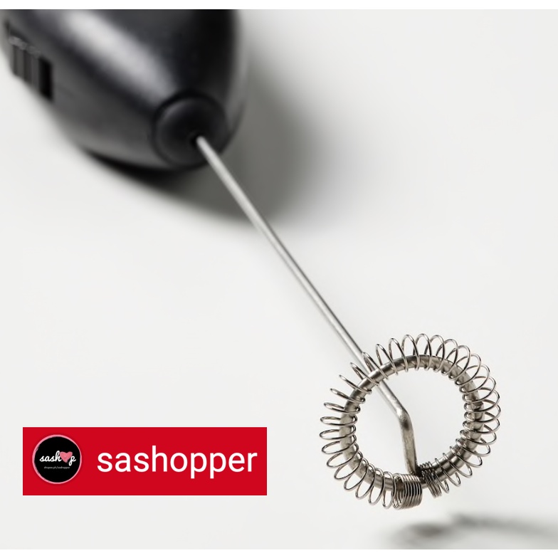 IKEA Milkfrother, black (Battery Operated) Shopee Philippines