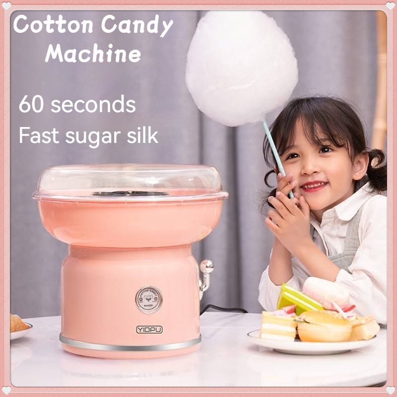 Marshmallow Electric Cotton Candy Maker With Candy Sugar Mini Handmade
