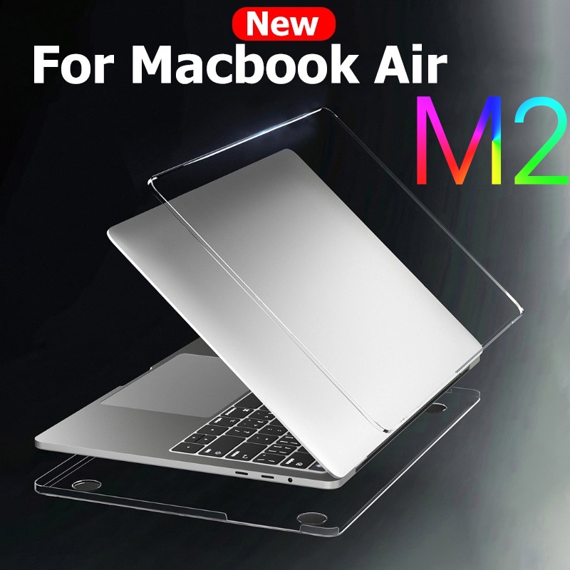 New 2022 Hard Cream matte case for Macbook Air M2 Cover Protector A2681