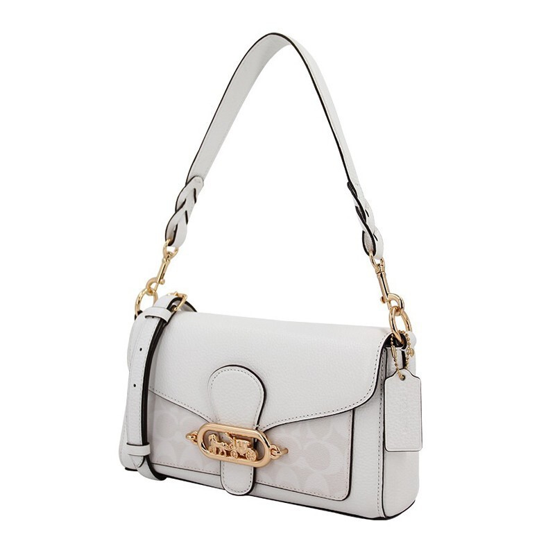 Coach Small Jade Shoulder Bag Colorblock Blossom Multi