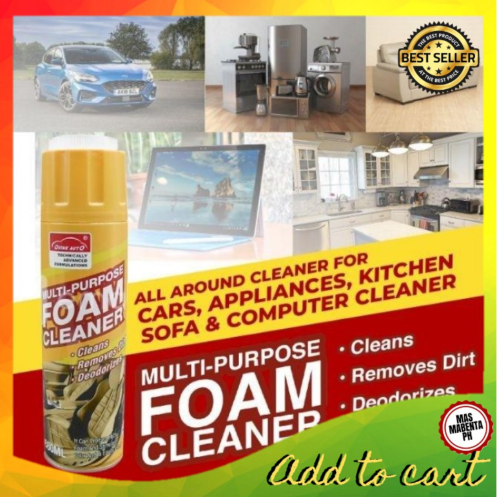 MultiFunctional Foam Cleaner for Car and House 650ML Spray to Clean