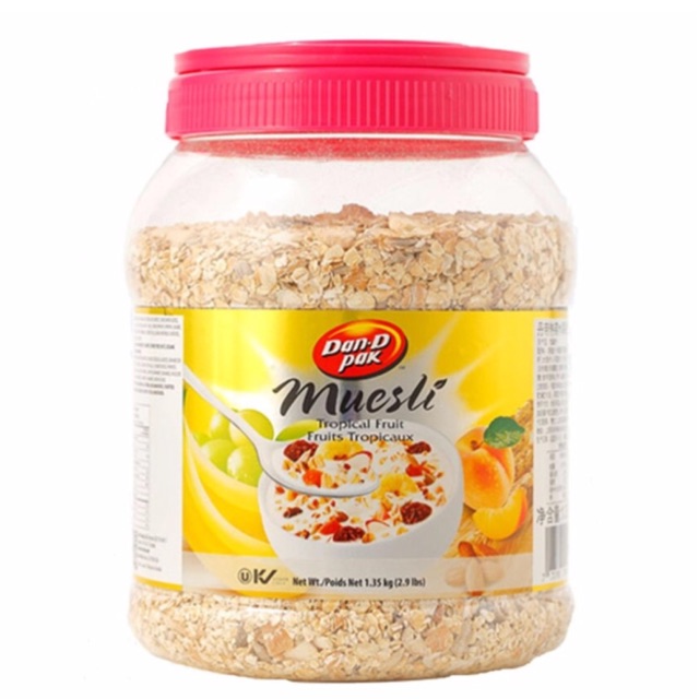 Dan D Pak Muesli Tropical Fruit Oat Meal 1.35kg Shopee Philippines