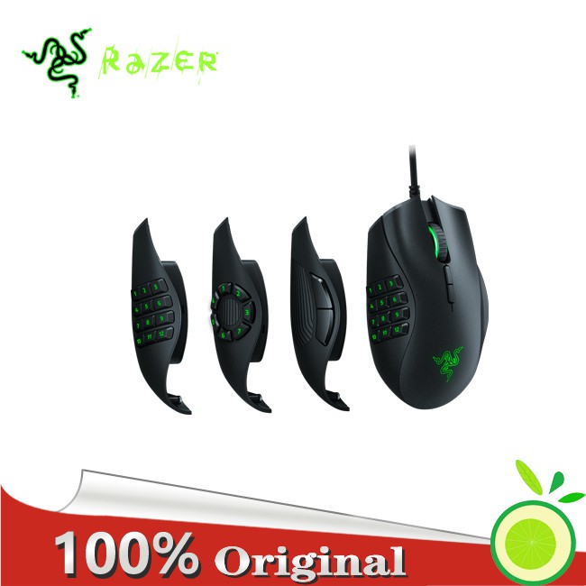 Razer Naga Trinity MOBA 16000 DPI RGB Optical Gaming Mouse