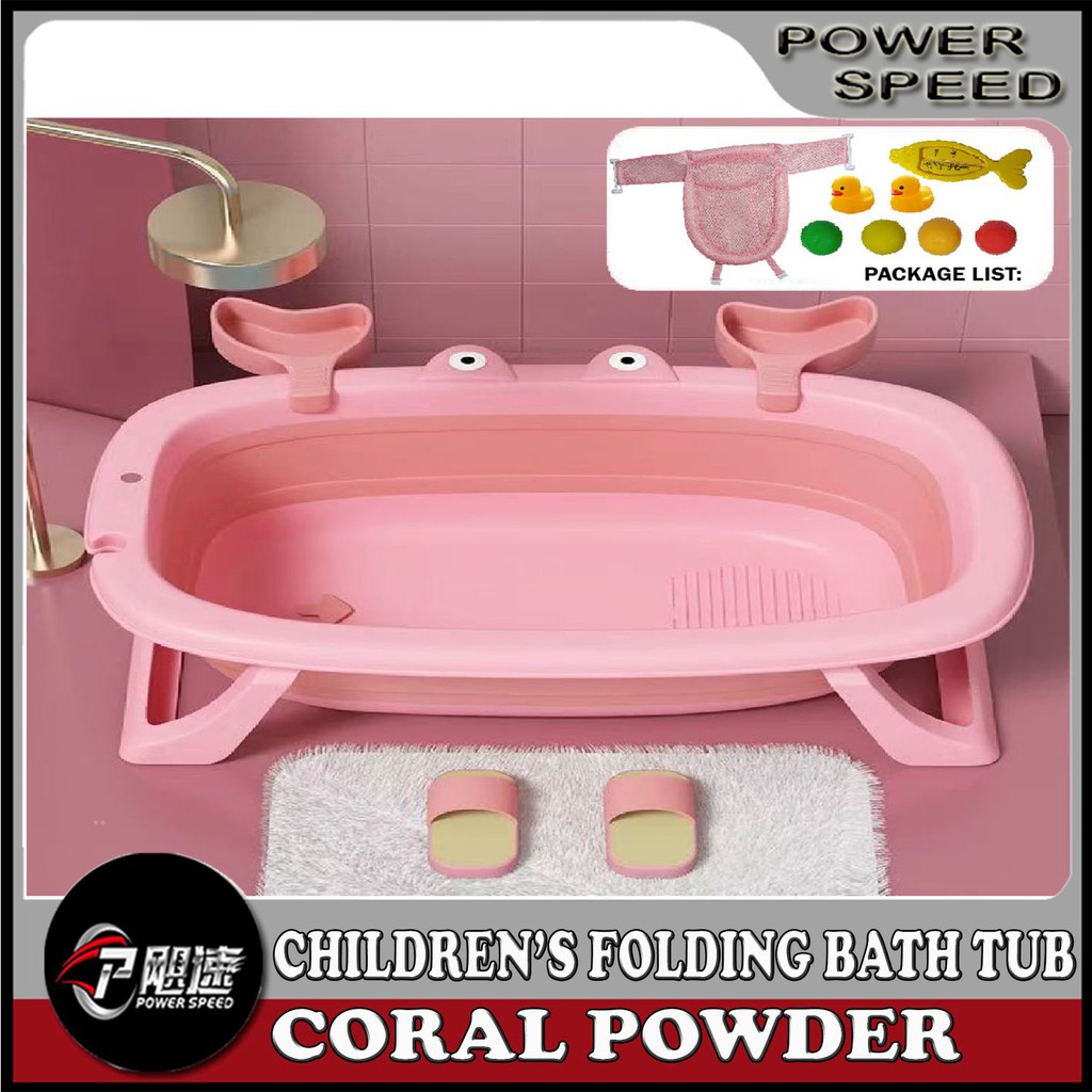 Portable Easy Use Baby Infant Foldable Bath Tub Shopee Philippines