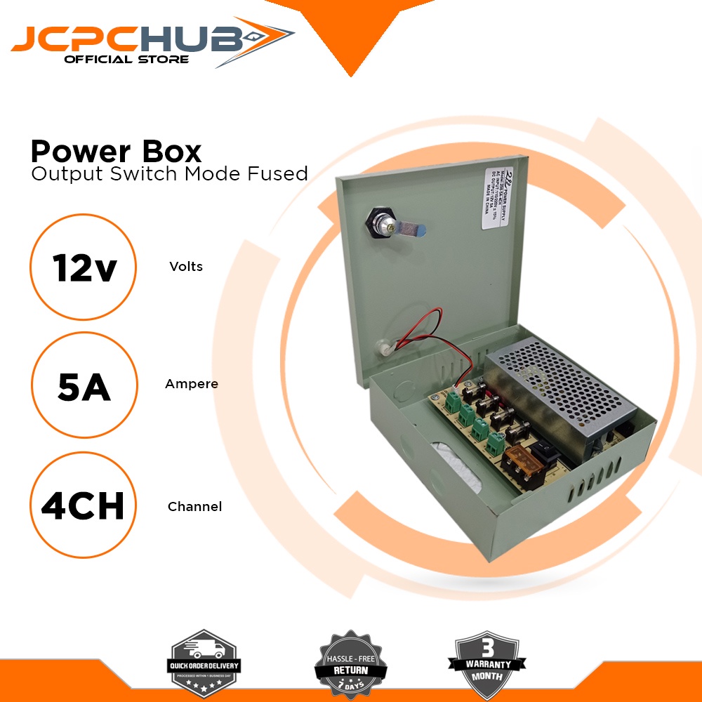 Power Box 12v 5A 4 CH /12v 10A 9CH /12v 20A 18CH /12v 30A 18CH