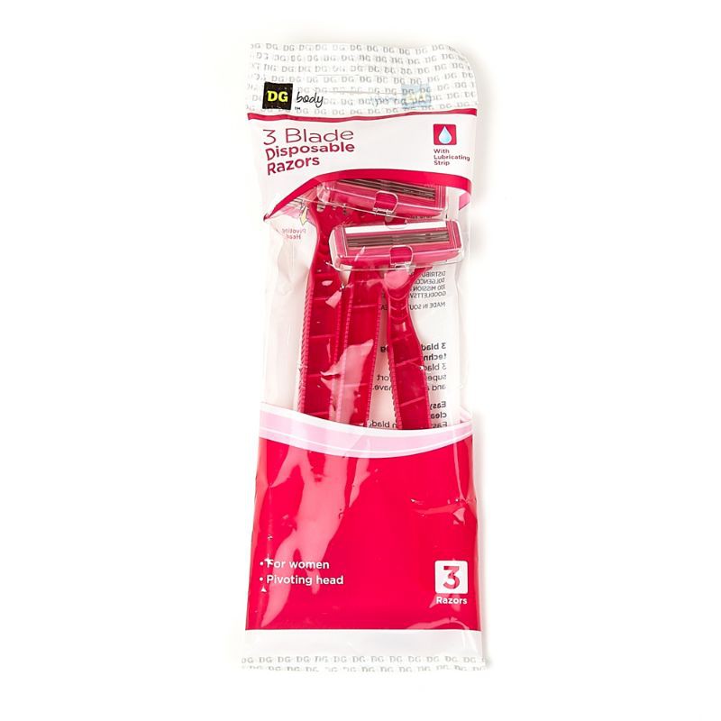 Dollar General 3Blade Disposable Women Razor 3s Shopee Philippines