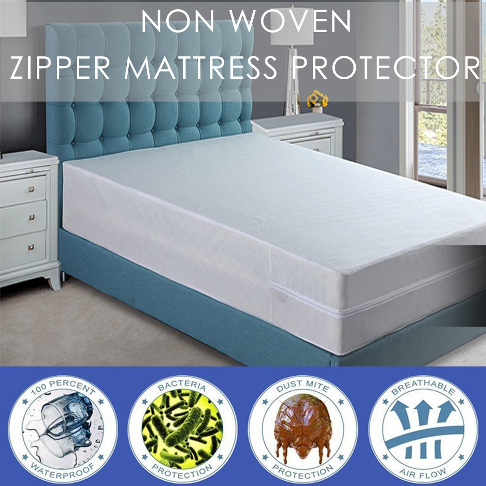 [Zippered Mattress Protector]Non Woven Box Spring Encasement Totally