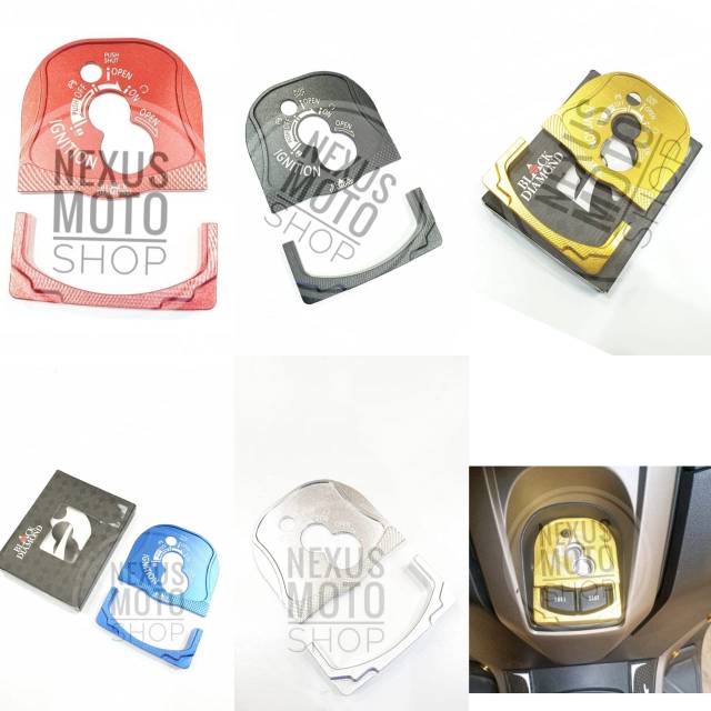 New nmax Ignition Key cover new nmax black diamond Ignition Key cover