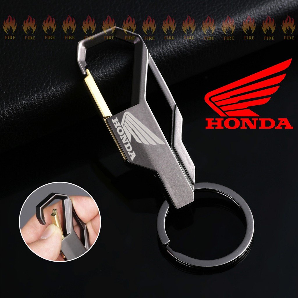 Honda Motorcycle Keychain Men's Creative Alloy Metal Keyring Key Chain