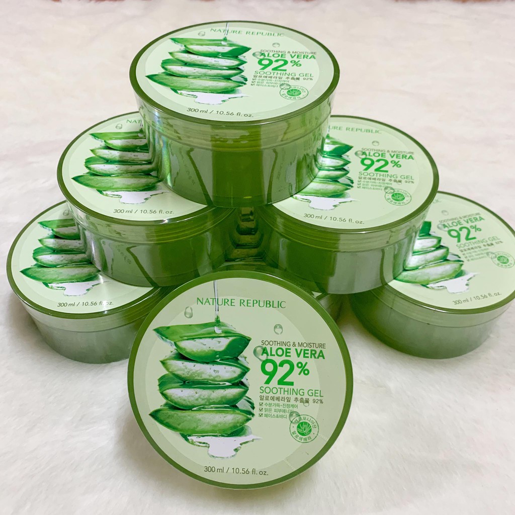 AUTHENTIC NATURE REPUBLIC ALOE VERA SOOTHING GEL Shopee