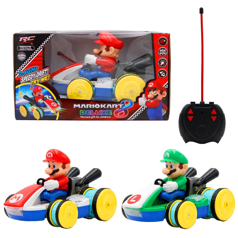2020 Super Mario 2.4G Fourway 1/18 RC Remote Control Car Kart Racing