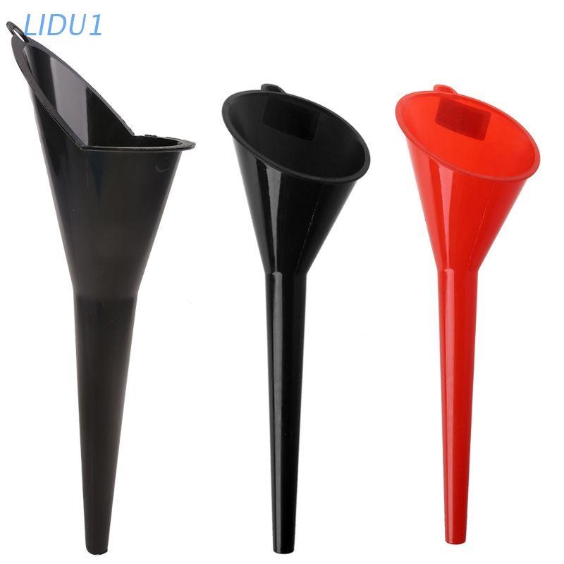 LIDU1 MultiFunction Auto Engine Oil Petrol Change Funnel Long Stem