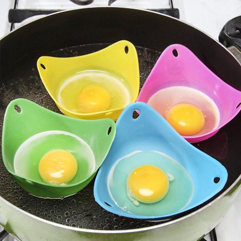 4pcs Silicone Egg Poacher Cook Pods Kitchen Baking Cup Shopee Philippines