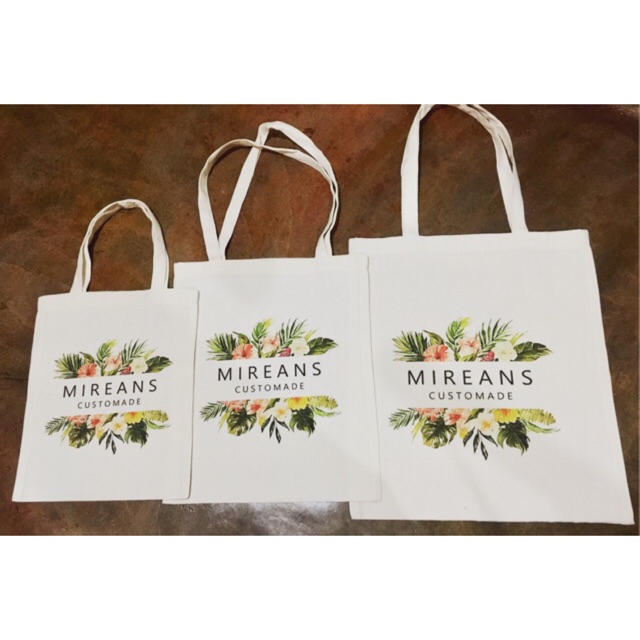 Personalized canvass tote bag for any events giveaways and corporate