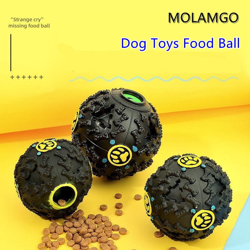 MOLAMGO Leak Food Ball High Quality Pet Dog Toy Funny Training Plastic