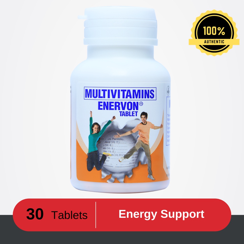 Enervon Multivitamins 30 Tablets Shopee Philippines