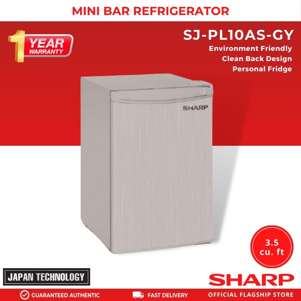 Sharp Mini Fridge Personal Refrigerator SJPL10ASGY 3.5 cuft Shopee