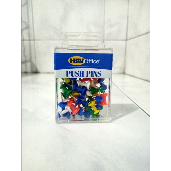HBW Office Push Pins 50 PCS Shopee Philippines
