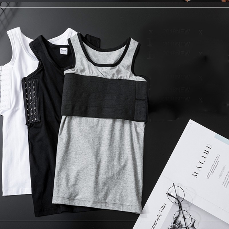 Breathable Tomboy Binder Bandage Vest Wide Coverage Extra Flatness