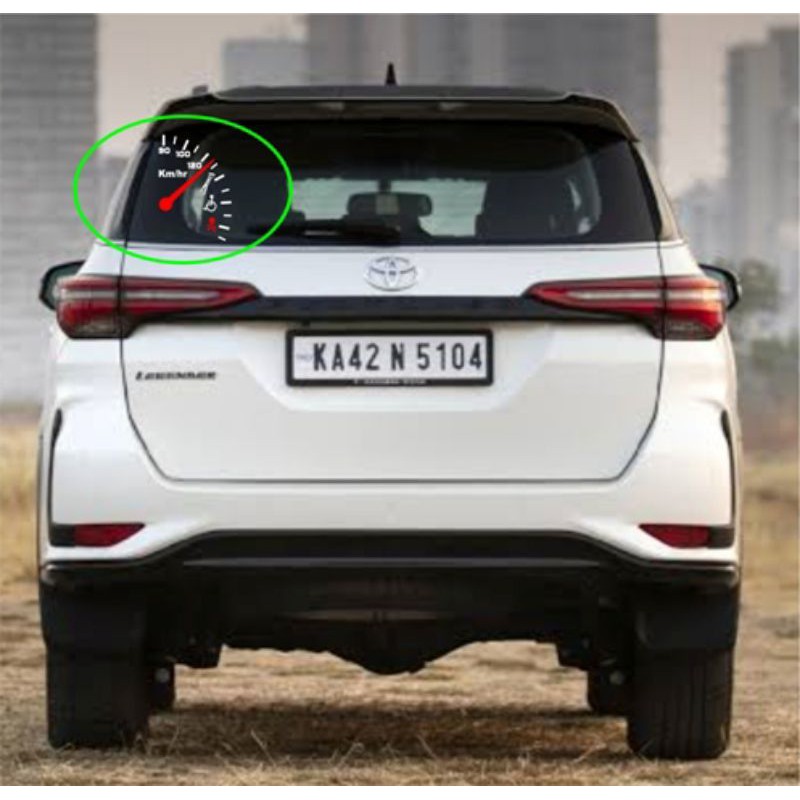 Toyota Fortuner Car Sticker Design for Rear Windshield Shopee Philippines