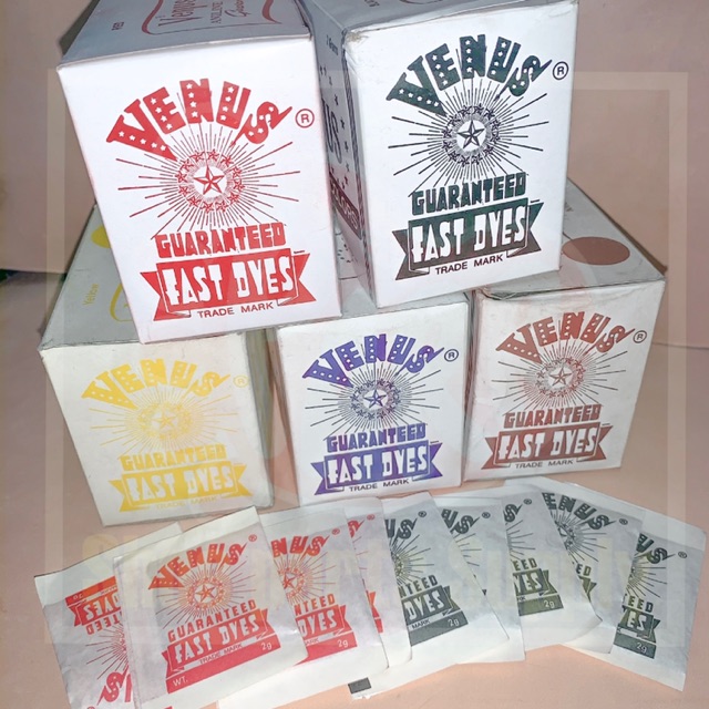Venus DYE (1 satchet) 9colors Available Shopee Philippines