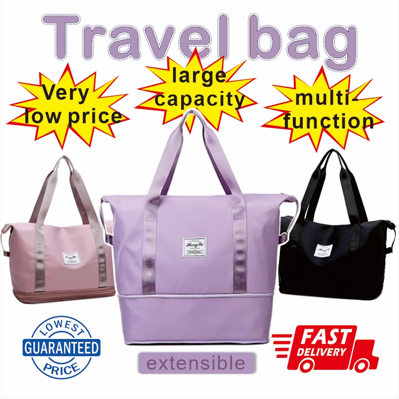 New Large Capacity Folding Travel Bag Waterproof Handbag Travel Bag