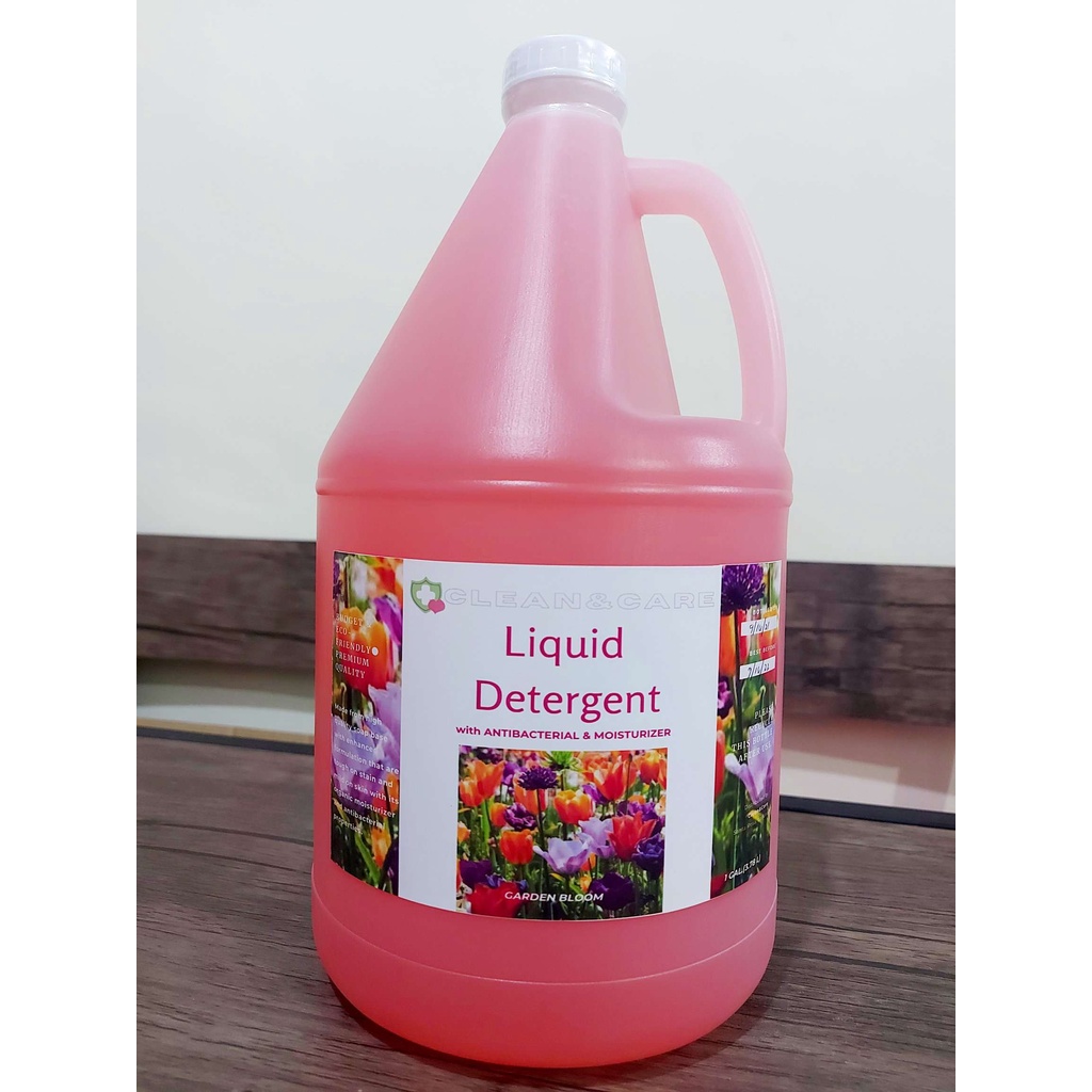 Clean&Care Liquid Detergent 1Gallon/3.78L (Antibacterial with Organic Moisturizer) Shopee