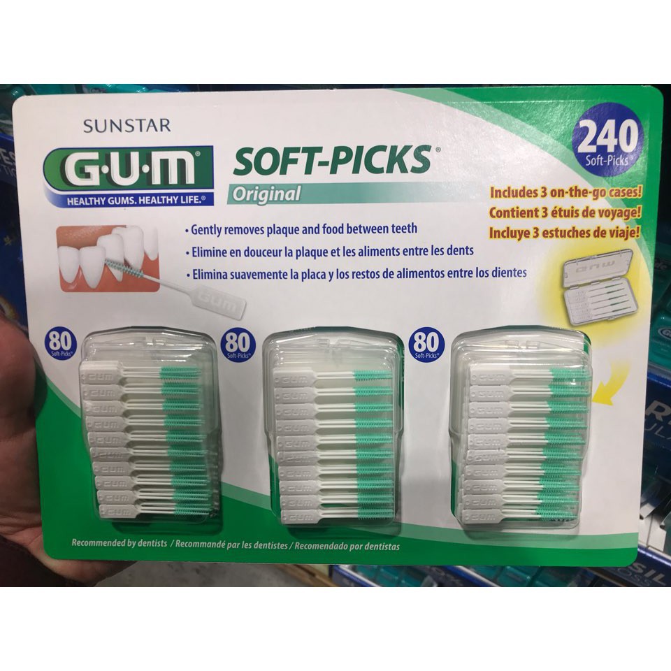 GUM SoftPicks Original Dental Picks (Pack of 240) Shopee Philippines