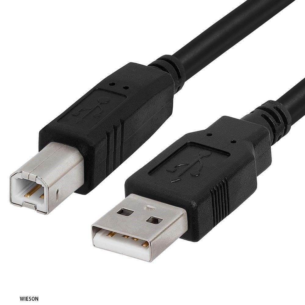 TKK USB 2.0 Printer Cable USB Type A Male to B Male Cable Cord 1.5