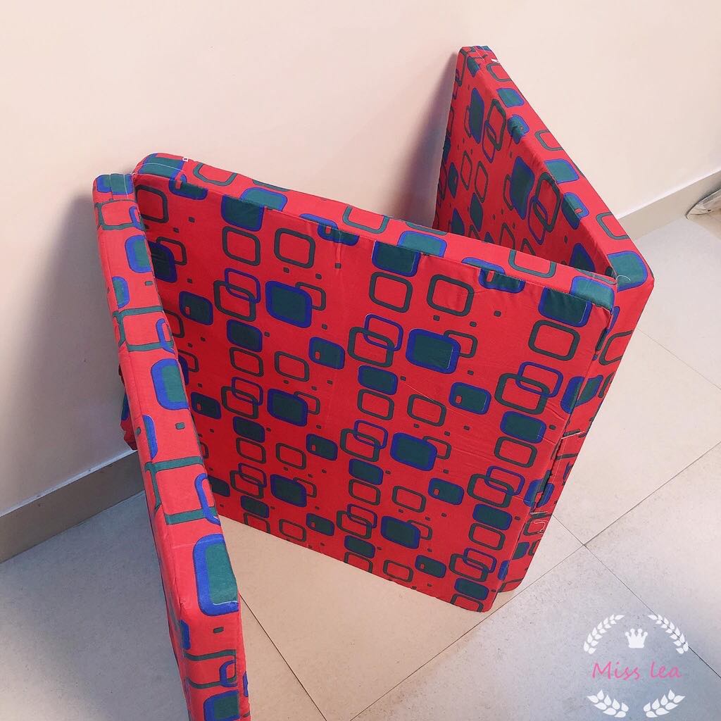 Three ply Foldable foam bed foldable bed mattress(foam with cover