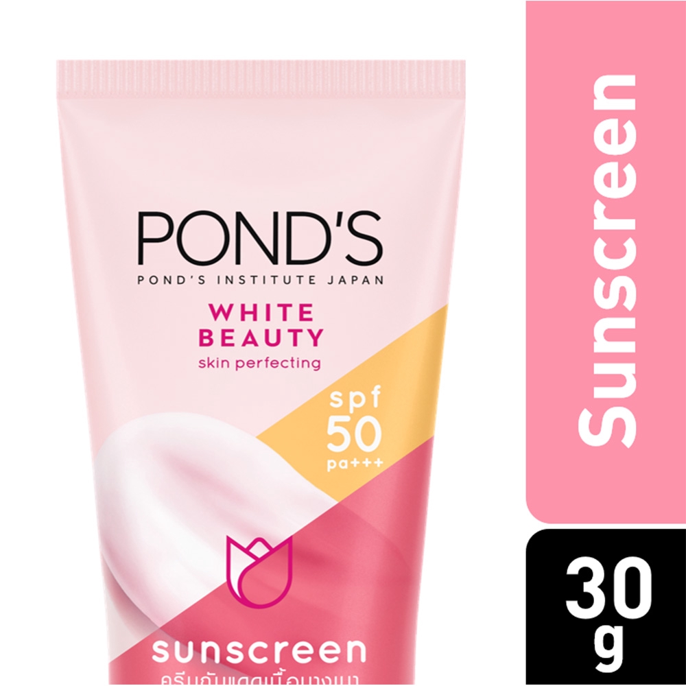 Pond's White Beauty Skin Perfecting Sunscreen SPF50 30g Shopee