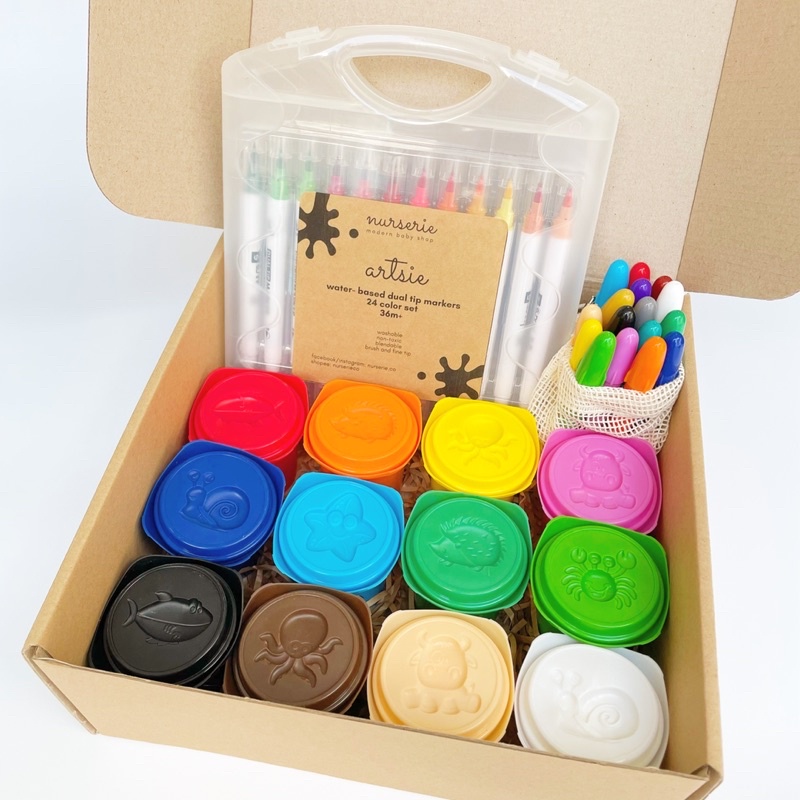 Artsie NonToxic Art Box Gift Set for Kids Babies Toddlers Shopee