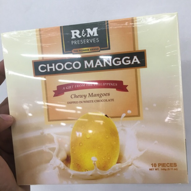 Factory Price White Chocolate Dried Mangoes 140g Choco Mango Mangga