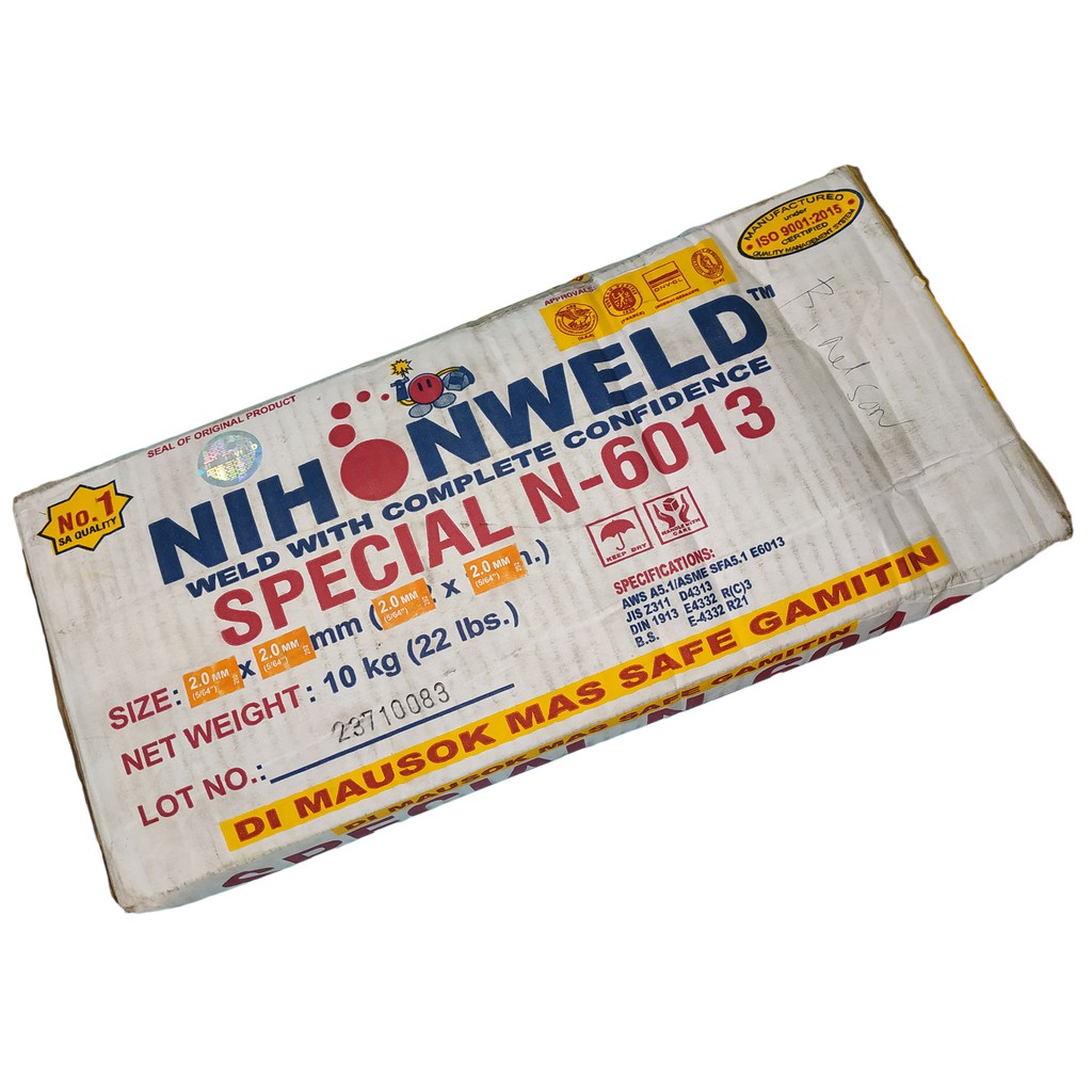 NIHONWELD welding rod 6013 5/64" 2.0mm (TINGI 1 KILO) Shopee Philippines
