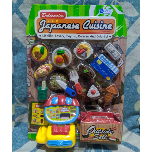 Japanese cuisine playset (mini) Shopee Philippines