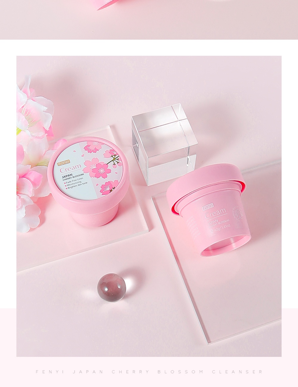 Fenyi Japan Cherry Blossom Cream Remove Blemishes Sakura Brightening