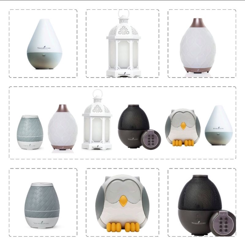 Young Living Diffuser(Lantern/Desert Mist/Sweet Aroma/Feather The Owl