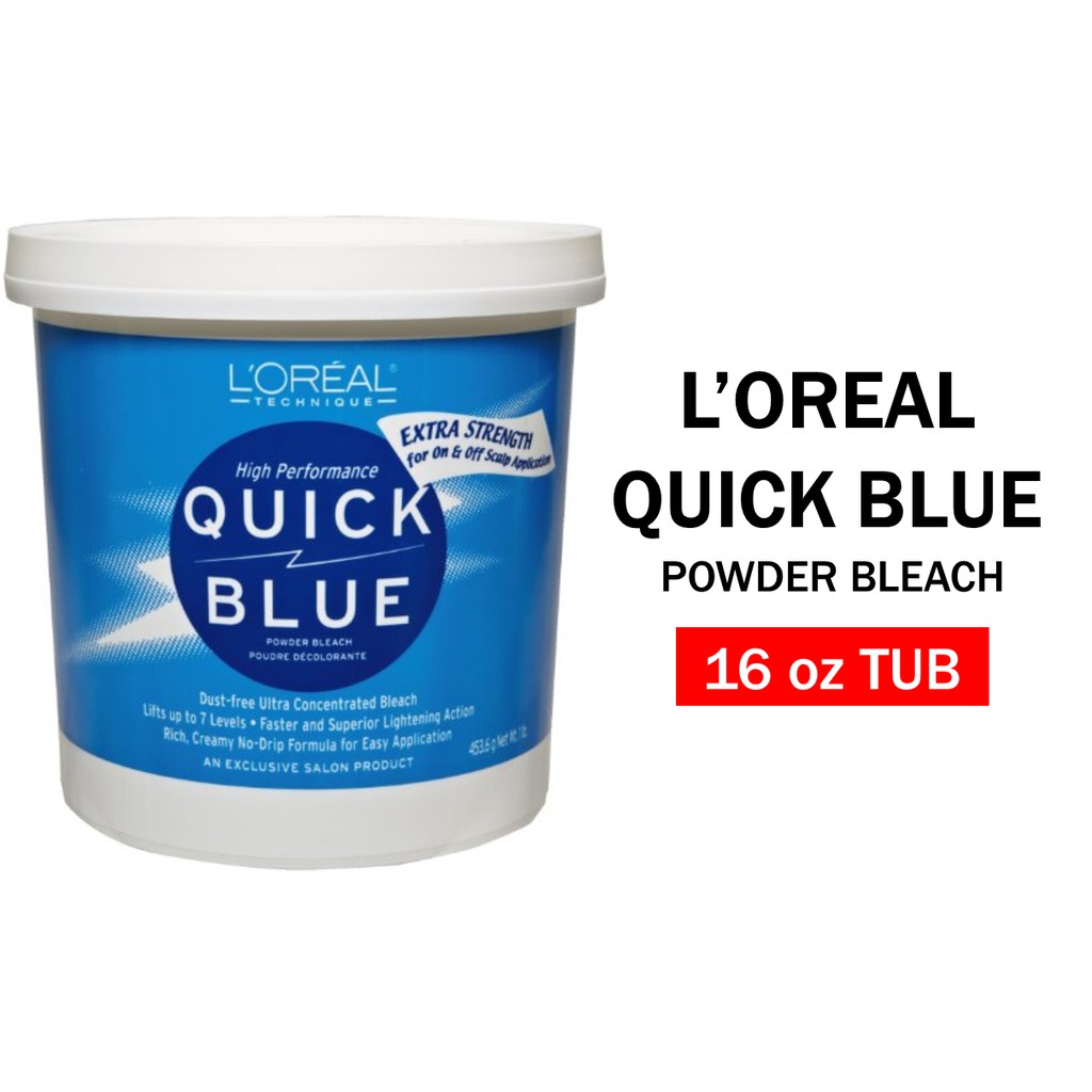 Loreal Quick Blue Bleaching Powder 16oz Tub for Hair Color Shopee