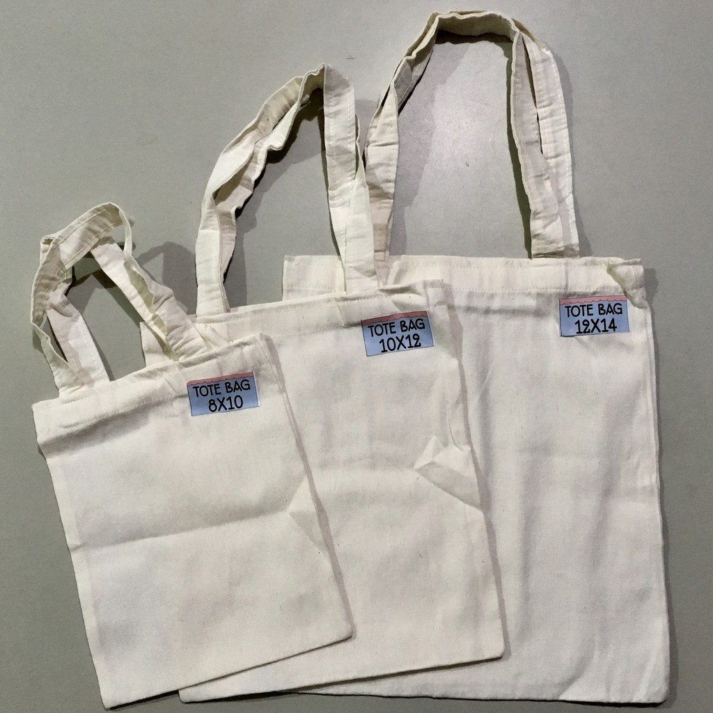 Canvas Tote Bag / Katsa Bag (Plain and with Print) Shopee Philippines
