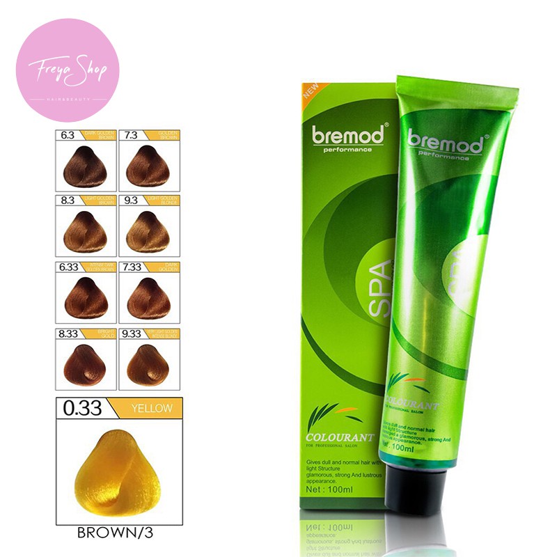 Bremod Performance Hair Color (Brown/3) 100ml Shopee Philippines