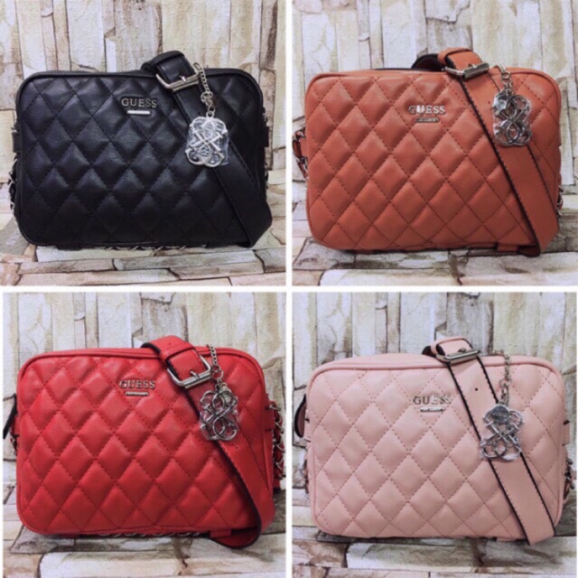 Guess quilted sling bag Shopee Philippines